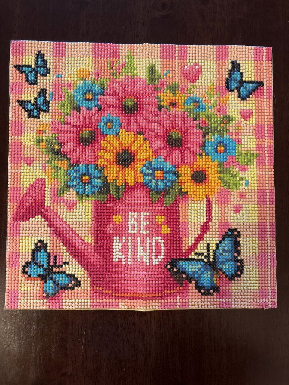 Be Kind Flowers - Unframed - 10"x10"